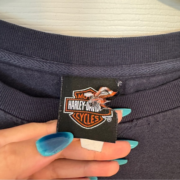 Harley Davidson Valparaiso, Indiana Crewneck Sweatshirt - Picture 4 of 4